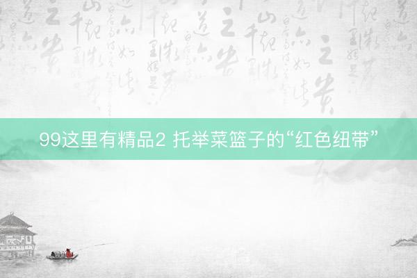 99这里有精品2 托举菜篮子的“红色纽带”